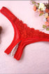 Sexy Red Pearl Bottom G-string